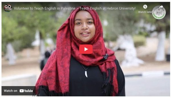 Volunteer Opportunities in The West Bank